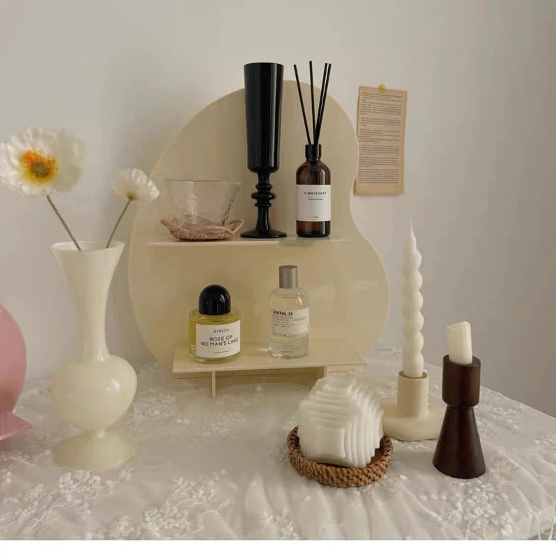Cream incense rack