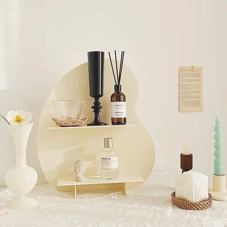 Cream incense rack