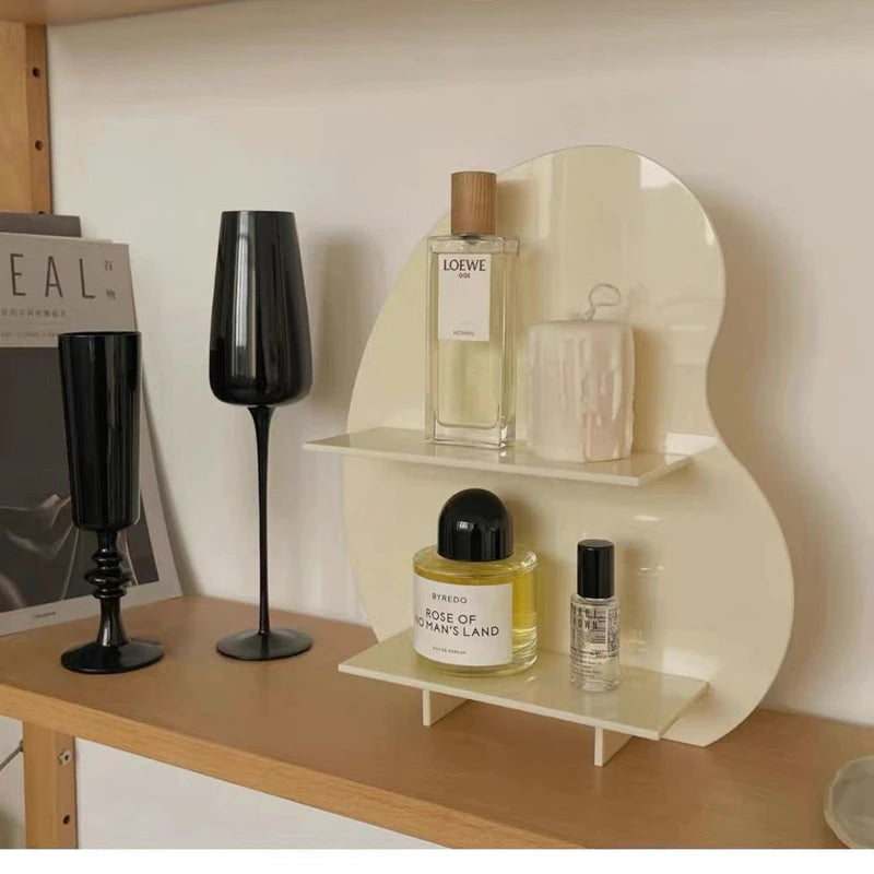 Cream incense rack